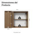 thumbnail image 2 of Alacena Gabinete Superior Cocina Madesa Vik 94cm MV, 2 of 5