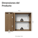 thumbnail image 2 of Alacena Gabinete Superior Cocina Madesa Vik 94cm MV, 2 of 5
