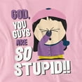 thumbnail image 2 of South Park So Stupid Women's T Shirt,Pink, Medium, 2 of 6