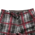 thumbnail image 4 of 2025 Men's Casual Shorts,Men's Shorts Men's Multi Pocket Pants Checkered Five Point Shorts Casual Loose Fitting Office Work Shorts, 4 of 7