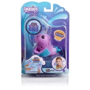 Fingerlings Light Up Narwhal Nelly Electronic Pet, Purple