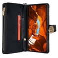 thumbnail image 3 of For Motorola Edge 50 Neo 5G Phone Bag Snake Skin Texture PU Leather Phone Wallet Cover with Shoulder, 3 of 5