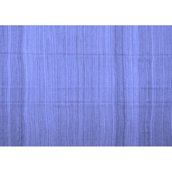 Ahgly Company Indoor Rectangle Abstract Blue Contemporary Area Rugs, 7' x 10'
