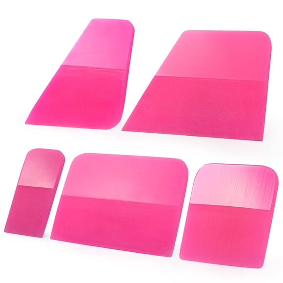 EHDIS 5 in 1 PPF Squeegee, Small Squeegee,Anti-Scratch TPU Rubber Scraper for Car, Soft Silicone Rubber Scraper are Suitable for Vinyl Wrap and Windo