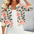 thumbnail image 5 of Womens Zip Up Hoodie Lightweight Sweatshirt Drop Shoulder Casual Athletic Jacket, 5 of 7