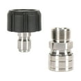 thumbnail image 3 of DOLITY 2 Pieces High Pressure Washer Adapter High Pressure Washers Replacement Fittings Inner Dia 14mm, 3 of 9