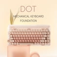 thumbnail image 2 of Teclado mecánico LOFREE DOT Foundation 75% Pink GATERON, 2 of 9