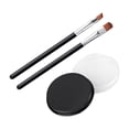 thumbnail image 2 of de pintura facial 30G con dos pinceles para fiestas de cumpleaños, de Halloween Negro Zulema Pinceles de maquillaje, 2 of 8