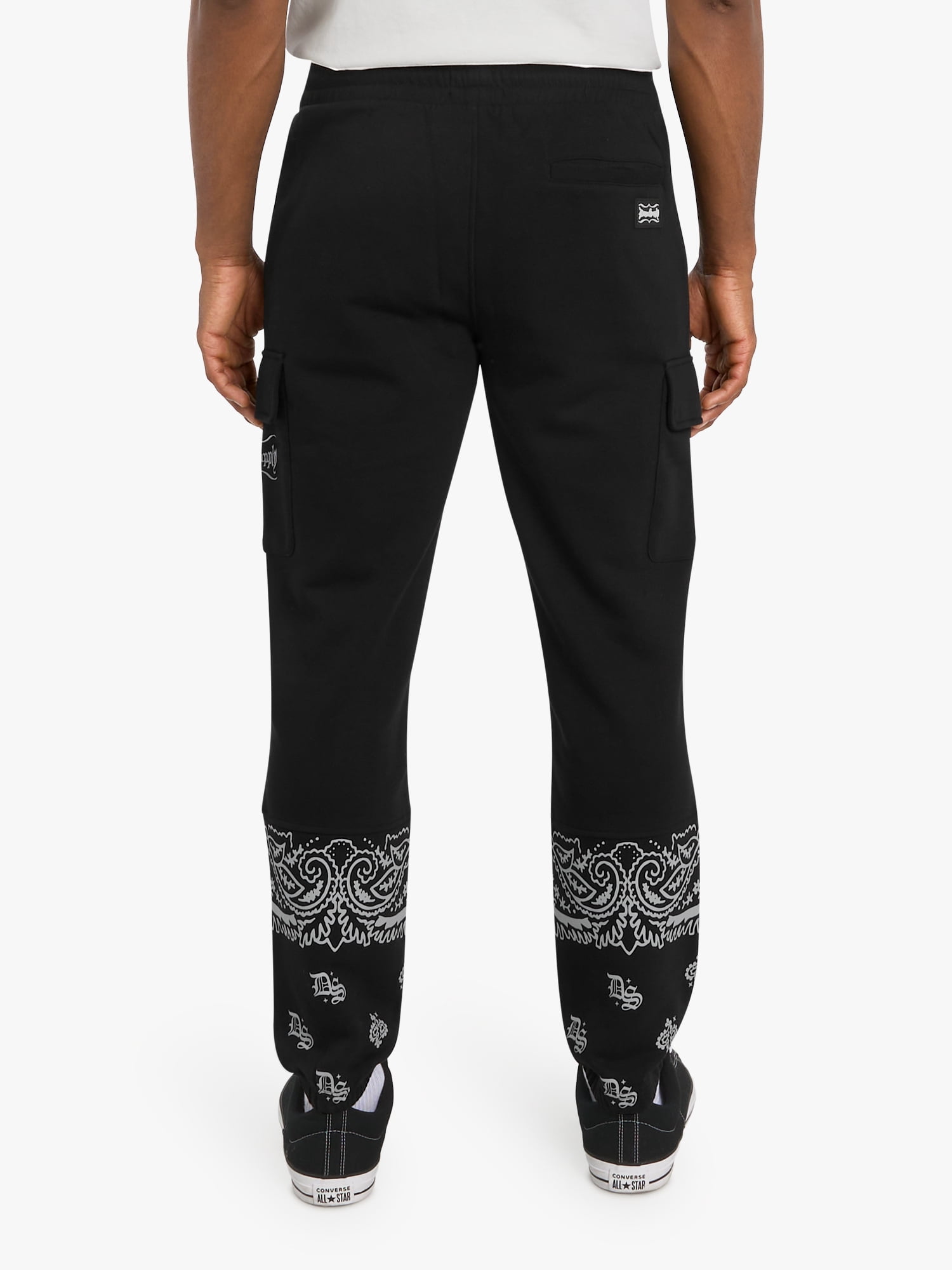 Dogg Supply by Snoop Dogg All-Gender Young Men's and Women's Bandana Joggers, Sizes XS - 5XL
