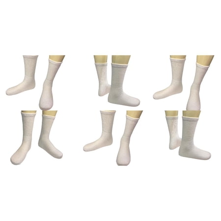 6 PAIRS ULTRA DRY COMFORT DIABETIC SOCKS SIZE 10-13
