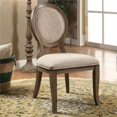 thumbnail image 1 of Benzara BM131975 Siobhan Transitional Side Chair, Cream - Set of 2, 1 of 4
