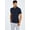 Blue, variant on Fine Knit Polo Shirt With Zipper