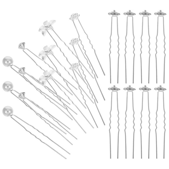 OFFIGAM 40pcs U Shaped Hair Clips For Secure Hairstyle During Evening Receptions For Brides And Bridesmaids