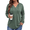 Green, variant on WellSize Womens Plus Size Hoodies Trendy Drawstring Sweatshirts for Women Casual V Neck Tops Fall Lightweight Pullover