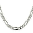 thumbnail image 2 of Primal Silver Sterling Silver 8mm Pave Flat Figaro Chain, 2 of 4