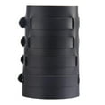 thumbnail image 4 of Brazalete ancho Yuyangstore de Cuero PU negro para muñeca, 4 of 8