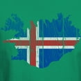 thumbnail image 3 of CafePress - Iceland Flag And Map Dark T Shirt - Men's Classic Graphic Cotton T-Shirt, 3 of 4