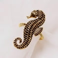thumbnail image 7 of 6Pcs/9Pcs Gold Napkin Rings Seahorse Metal Napkin Ring Holders Coastal Theme Table Decor Accessories, 7 of 7