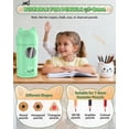 thumbnail image 4 of AFMAT Electric Pencil Sharpener, Fully Automatic Pencil Sharpener, Auto in & Out, for φ7-8mm No.2/Colored Pencils, Rechargeable & Cordless, Cute Cat Pencil Sharpeners for Classroom Home, 4 of 7