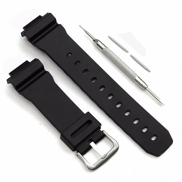 Retire Watch Band Strap Replacement For Casio G Shock Dw 6900 Rubber Silicone Watchband Ear Batch Needle