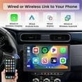 thumbnail image 4 of 2+64G Android 13 Double Din Car Stereo with Wireless Carplay, 7 Inch Touch Screen Android Auto Car Radio GPS WiFi Camera, 4 of 5