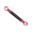 Red, variant on Mosiee Carbon Fiber Telescopic Handlebar Extender for Brompton Bikes with Secure Screw Lock 17.5 11.5 9.5cm Aluminum End Rose Red