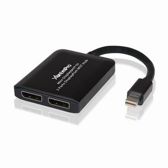 USB Mini Displayport to 2 Displayports MST HUB DP 1.2 TO 2 Splitter Dual Monitor Supported