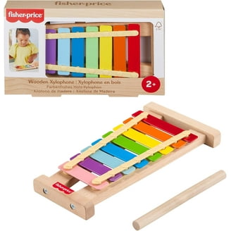 Fisher-Price Wooden Pound Tap Bench Xylophone Musical Toy for - Main Image