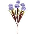 thumbnail image 2 of 12.99In Artificial Hydrangea Silk Flowers Bouquet Real Touch Faux Hydrangea Stems for Wedding Centerpieces Home Decor,Full Faux Hydrangea Flowers Fake Flowers,Bouquet Floral Arrangements(1Pcs,Purple), 2 of 9
