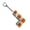 L type, variant on Handheld Switches Tester And Sensory Pass The Time Toy With LED Lighting New Bread Keycap Design Keychain Keys Button