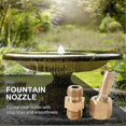 thumbnail image 4 of 12Pcs 1/8inch Brass Gushing Sprays Water Fountain Nozzles Universal Water Curtain Nozzle Landscape F, 4 of 5