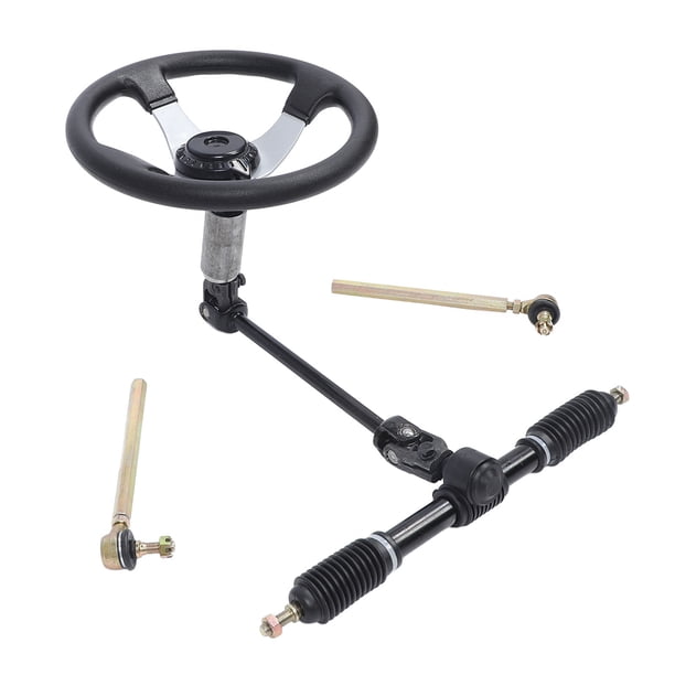 Kit De Volante Para Carrito De , Kit De Montaje De Volante UTV De Control Preciso Para Vehículos De 110 , 125 , 140 Y 150