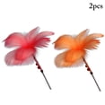 thumbnail image 1 of 2PCS Cat Feather Teaser Interactive Belle Chat Jouet Interactif Chat Teaser Baguette, 1 of 10