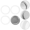 thumbnail image 2 of 1 Set Coffee Pot Gasket Silicone Rings Stainless Steel Filter Coffee Pot Parts (9 Cup Size), 2 of 8