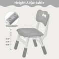thumbnail image 5 of VibrantEcho Adjustable Kids Chair, 3 Level Height Adjustable Child Chair, Toddler Chairs for Children Boys Girls Age 2-8, Child Seat Set Suitable for Home Family Classroom Nursery Indoor Use (2-Pack), 5 of 6