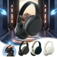 thumbnail image 7 of Beige A3 Over-Ear Bluetooth Headphones Passive Noise Cancelling Long Standby Foldable Design For Music And Gaming Black Blue Beige, 7 of 7