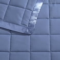 thumbnail image 5 of Beatrice Home Fashions, Down Alt Blanket with Satin Trim, Twin, Medium Blue, 5 of 6