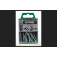 thumbnail image 1 of Tornillo SPAX Nº 10 x 6 cm de acero galvanizado, 12 unidades, 1 of 1