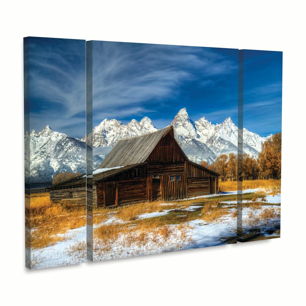 Trademark Fine Art 'Iconic Barn Grand Teton' Canvas Art by Pierre Leclerc