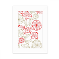thumbnail image 1 of Rojo Flores frescas hierba decorativa Marco de Fotos de escritorio imagen Blanco Pintura arte 5x7 pulgadas, 1 of 4