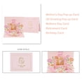 thumbnail image 3 of 2 PCS Mother's Day Pop up Card,Carnation Flower Bouquet Pop Up Card,3D Greeting Pop up Card Flower,Mothers Day Card,Retirement Card,Birthday Card,Get Well Card,Sympathy Card, 3 of 3