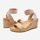 thumbnail image 4 of Sandalias para Mujer DREAM PAIRS NINI-5 Cuña 7.5 cm Nude, 4 of 5