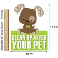 thumbnail image 5 of Big Dot of Happiness Clean Up After Your Pet - Outdoor Lawn Sign - No Dog Poop Sign Yard Sign - 1 Piece, 5 of 7