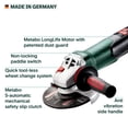 thumbnail image 3 of Amoladora angular Metabo WP 13-150 Quick 12A 10.000 RPM 6", 3 of 7