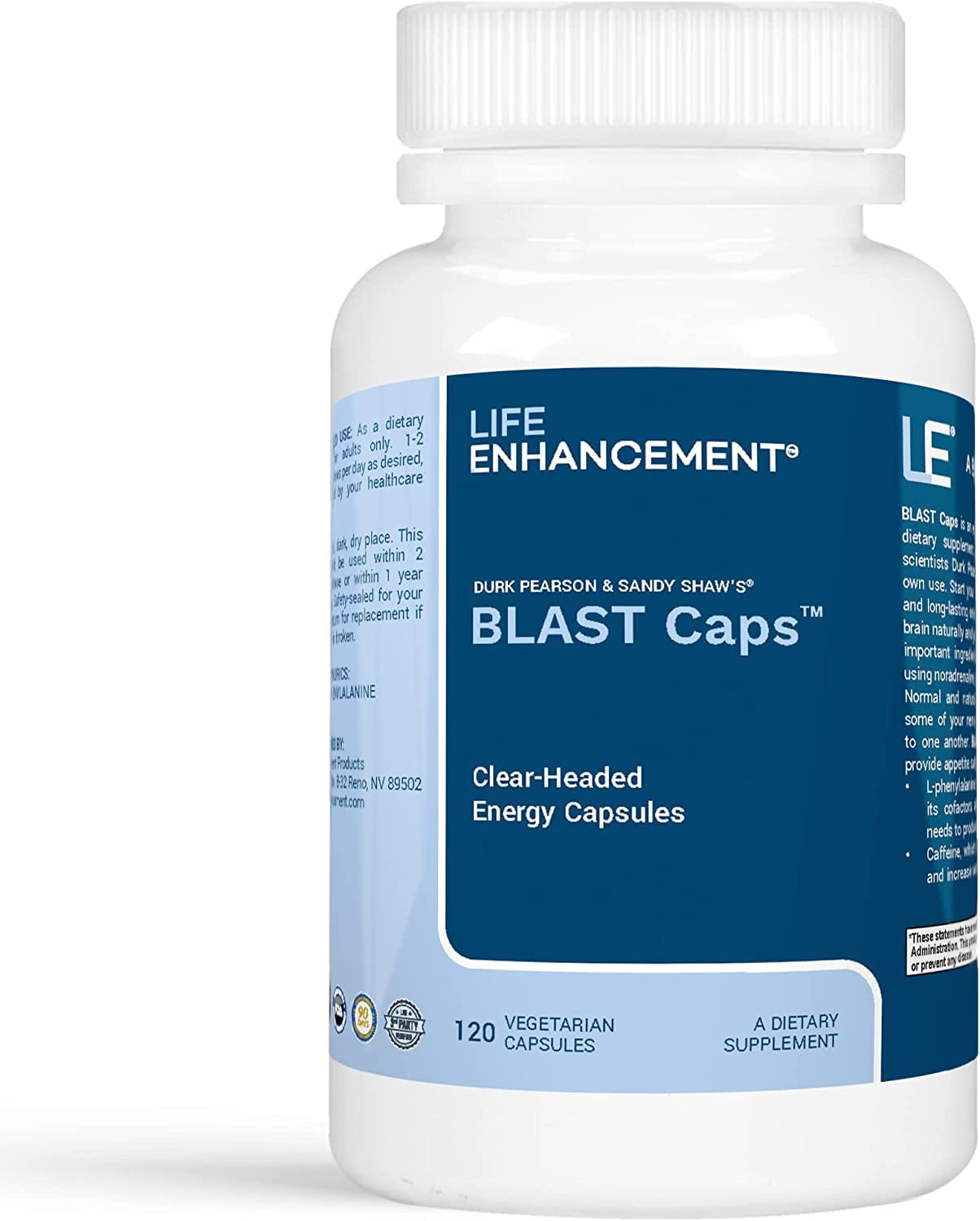Life Enhancement Blast Caps 120 Caps.