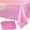 Pink, variant on Hot Pink Iridescence Plastic Tablecloth Shiny Foil Metallic Laser Rainbow Rectangle Table Cover for Birthday Wedding Party Decor