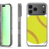 For iPhone 17 Pro Shockproof Protective Phone Case, by OneToughShield - Softball Green
