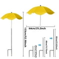 thumbnail image 3 of Upgraded Umbrellas for Outdoor - Adjustable Angle Garden Shade Cover, Large Sun Protection Umbrella for Potted & Garden Beds - Sturdy UV Defense from Blazing Sunlight, 3 of 9