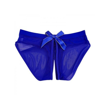 Women Lace See Through Panties Low Waist Thong Briefs Lingerie