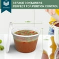 thumbnail image 2 of Recipientes de almacenamiento de alimentos vivigu Deli, 480 ml, 48 unidades, sin BPA, 2 of 7